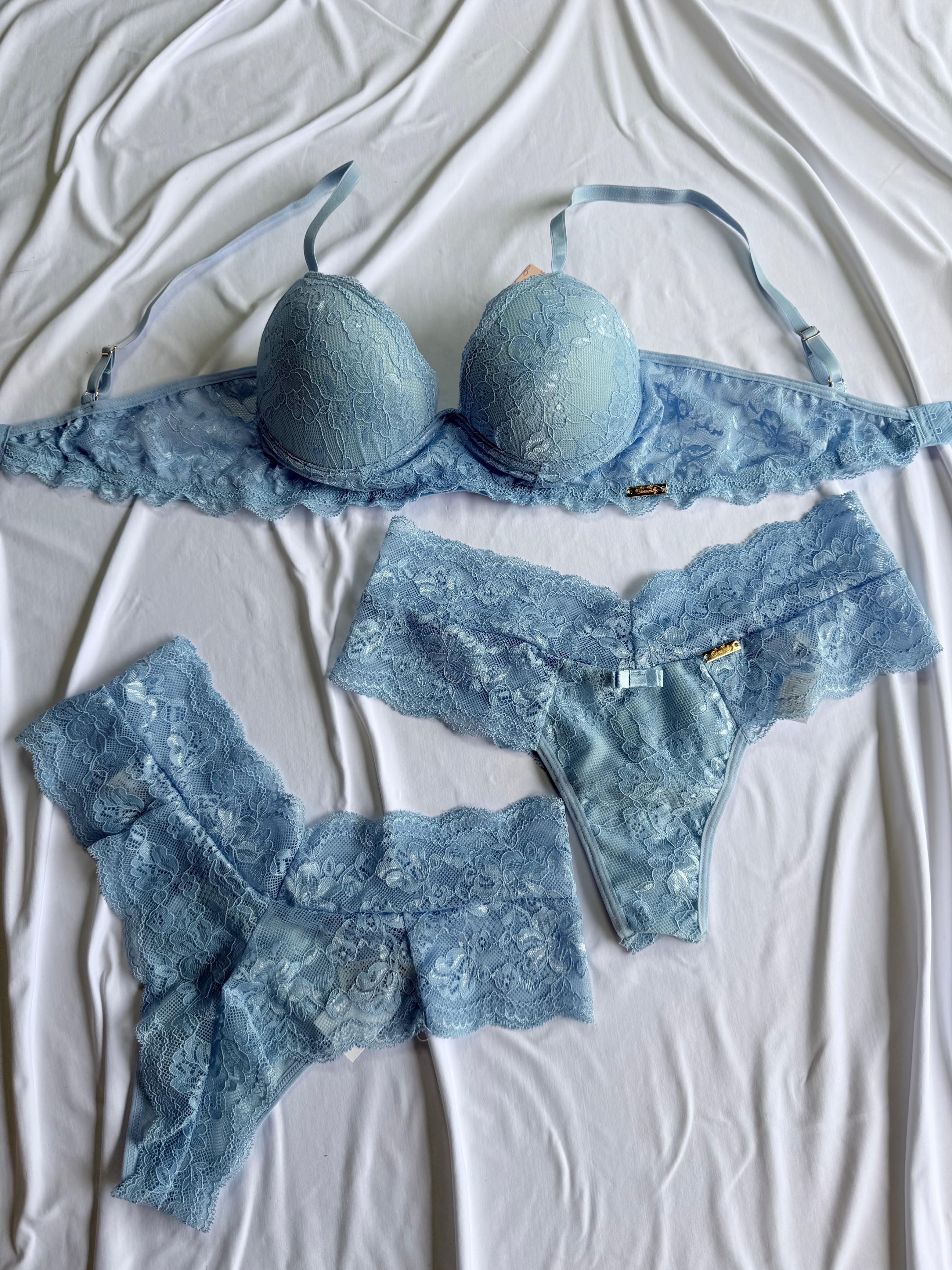 Conjunto  Rendado Aro Inteiro