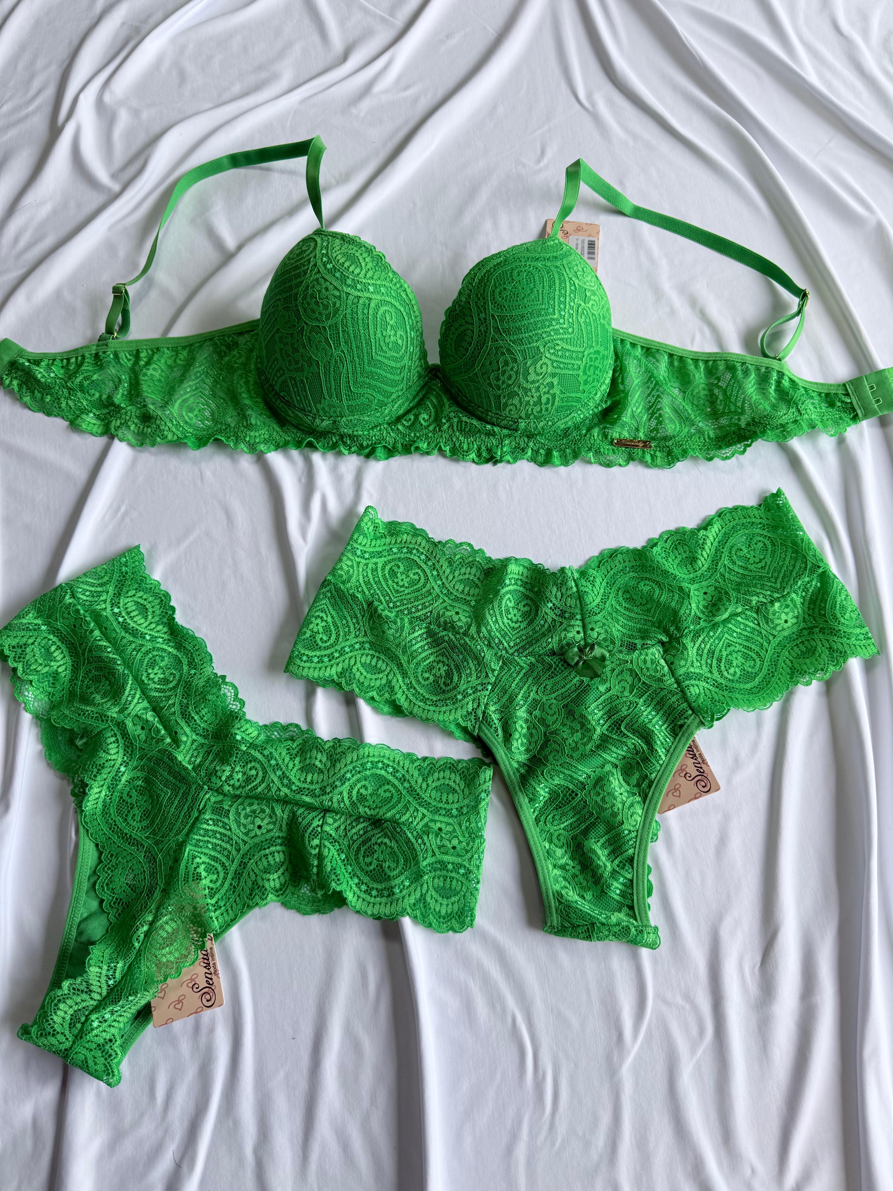 Conjunto  Rendado Aro Inteiro