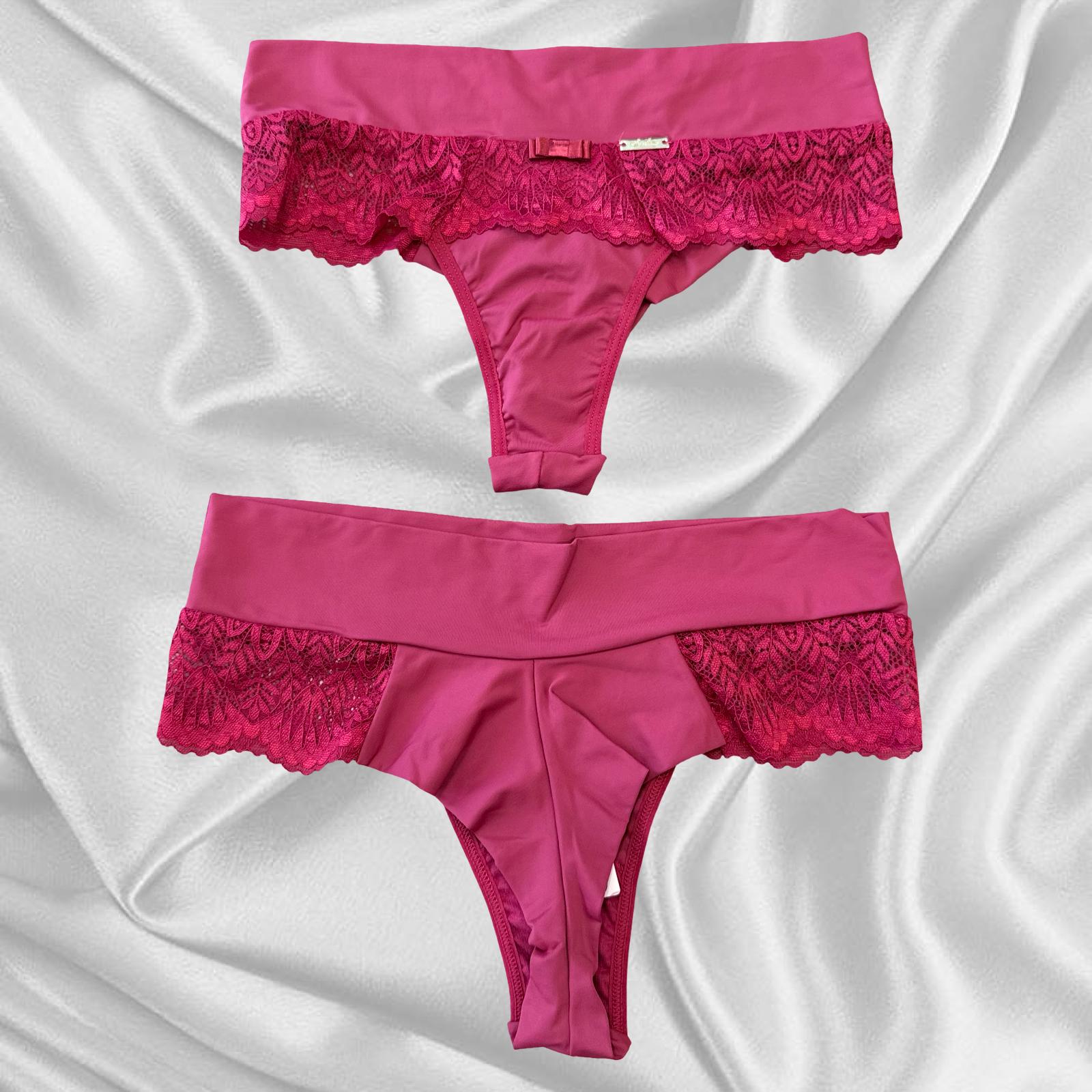 Calcinha Fio Duplo Micro Renda