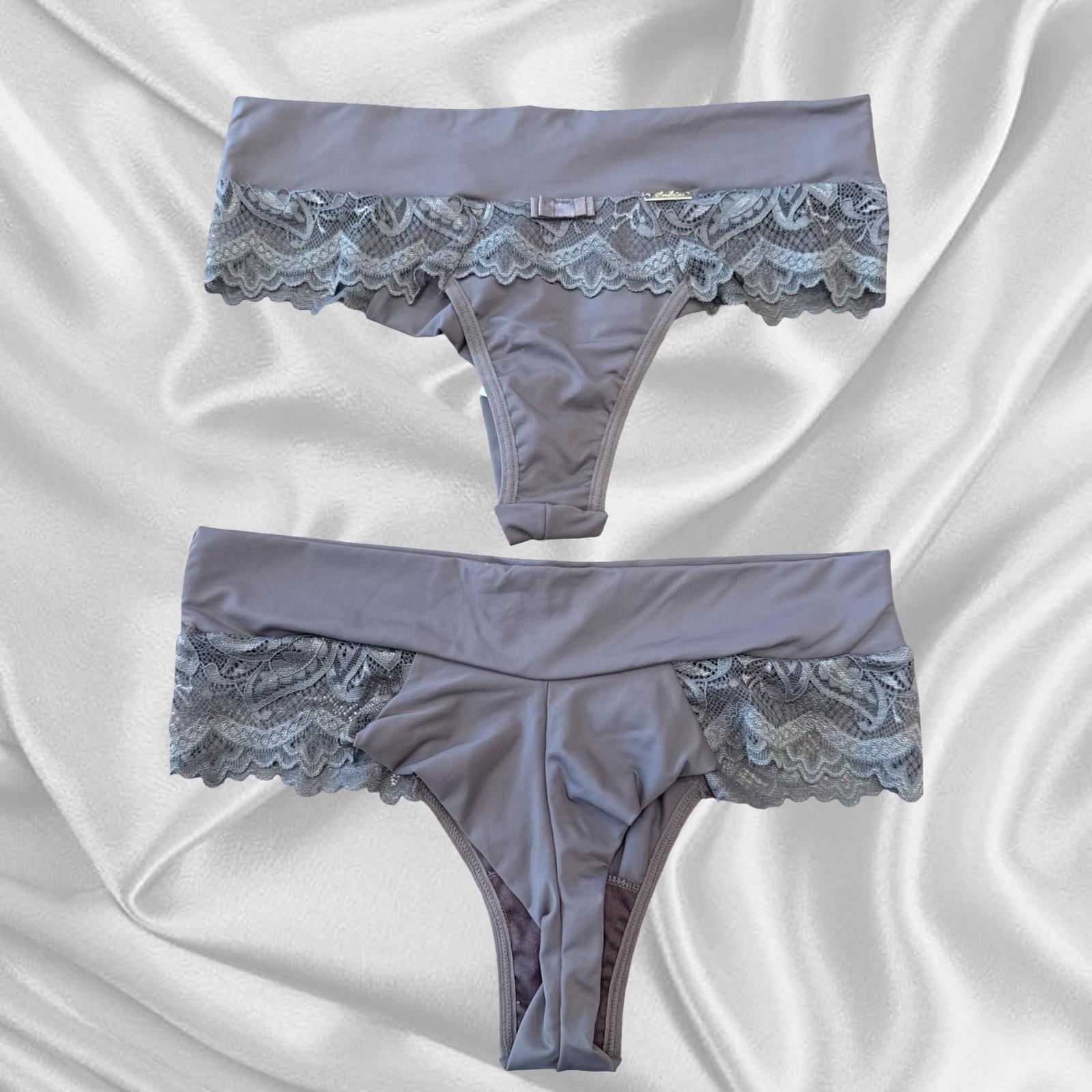 Calcinha Fio Duplo Micro Renda