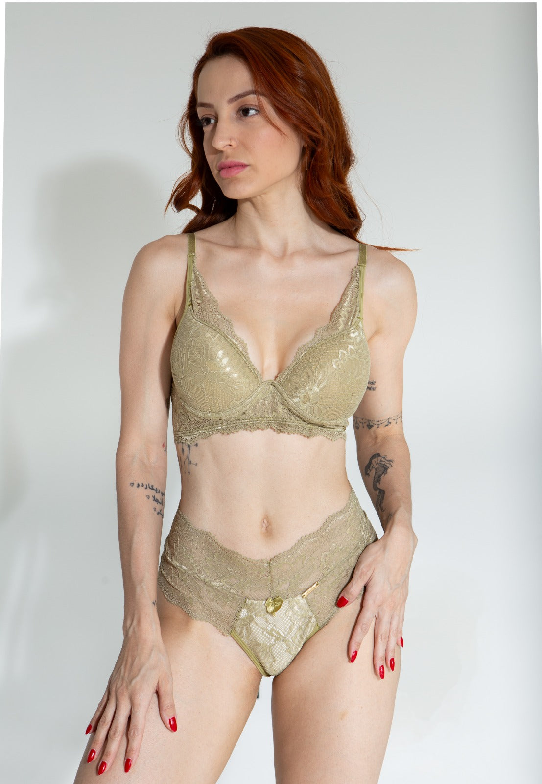 Conjunto Rendado Alça Rendada