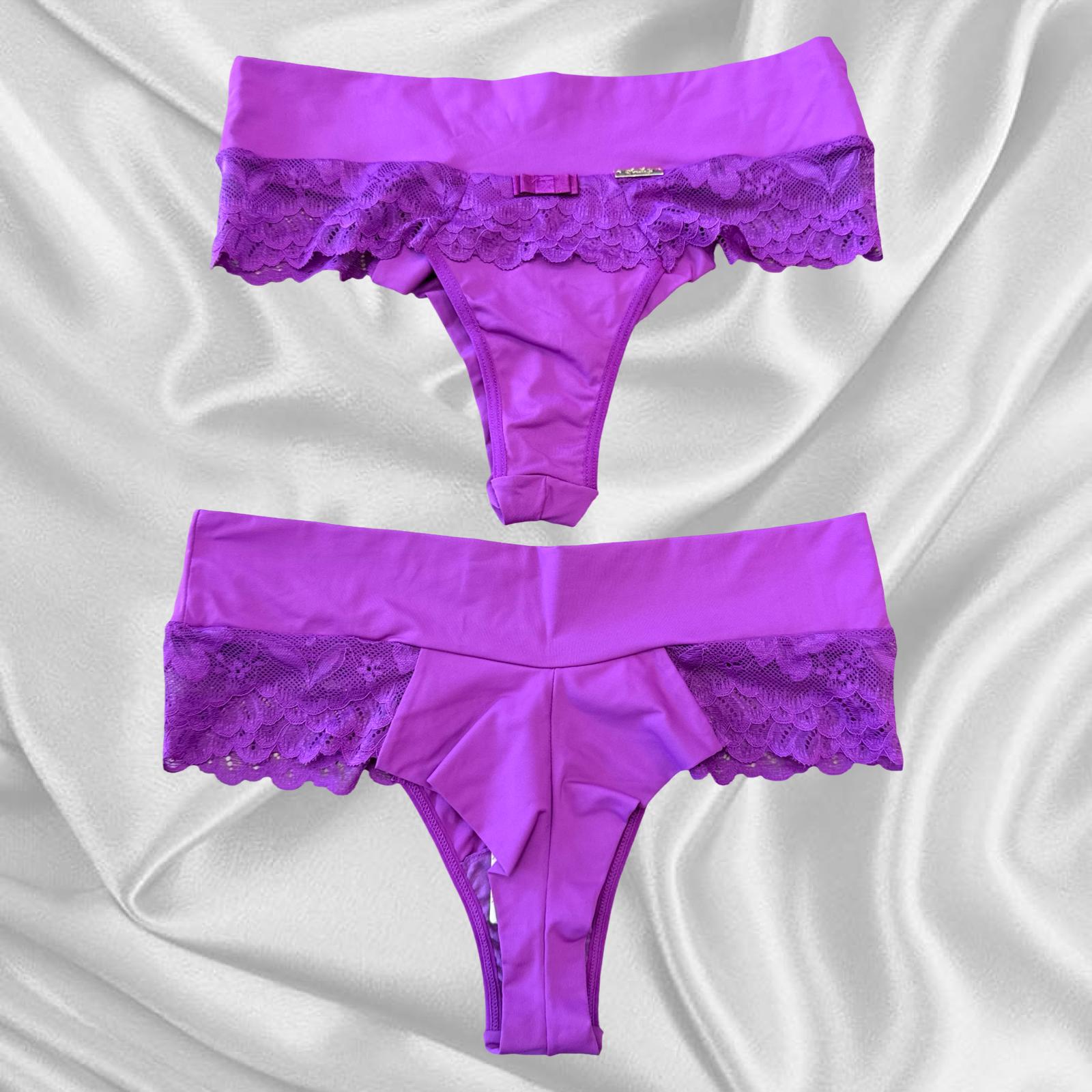 Calcinha Fio Duplo Micro Renda